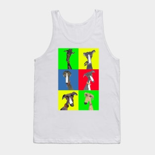 GREYHOUND COLLAGE Tank Top